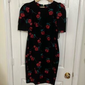 Calvin Klein Embroidered Sheath Dress Size 6